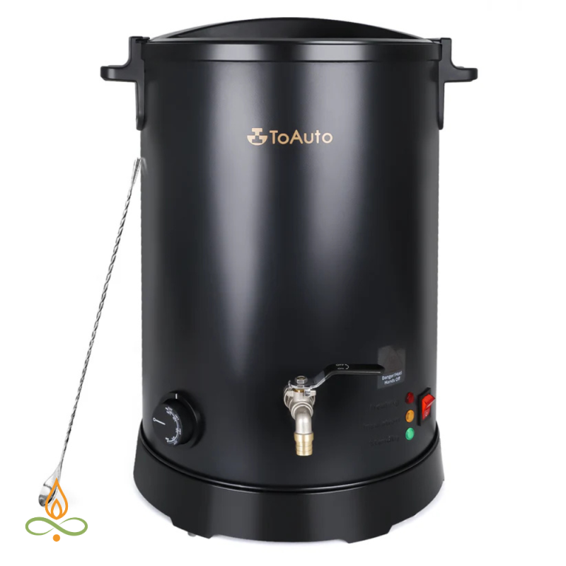 Wax and soap melter, 15L, 1100W, with heated tap