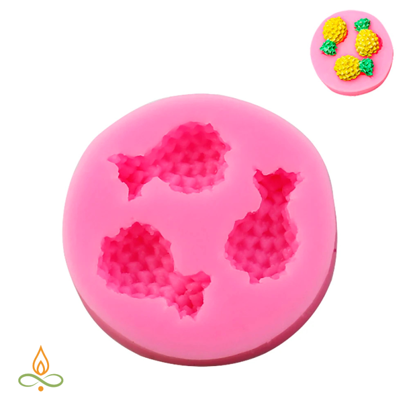 Silicone mould Pineapples, 20x12x10mm