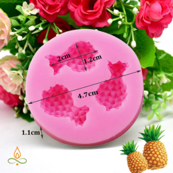 Silicone mould Pineapples, 20x12x10mm