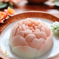 Candle mould Peony flower,...