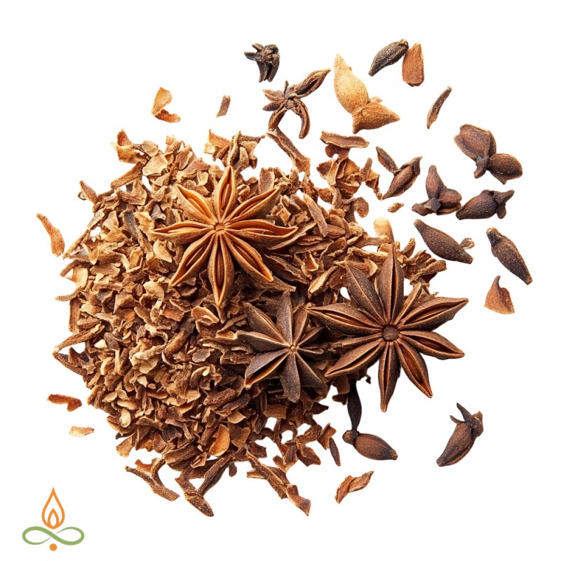 Star anise, crumbled