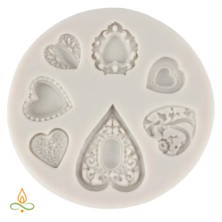 Silicone mould Heart...