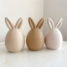 Silicone mould Easter bunny egg, 65x112 mm
