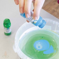 Marbling paint set, metallic, 6 x 20 ml