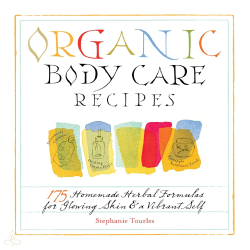 Organic Body Care Recipes:...