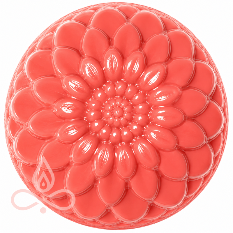 Coral pink, soap dye, non-bleeding