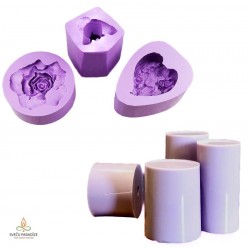Silicone for candle and soap moulds, Shore hardness 25A, medium hard