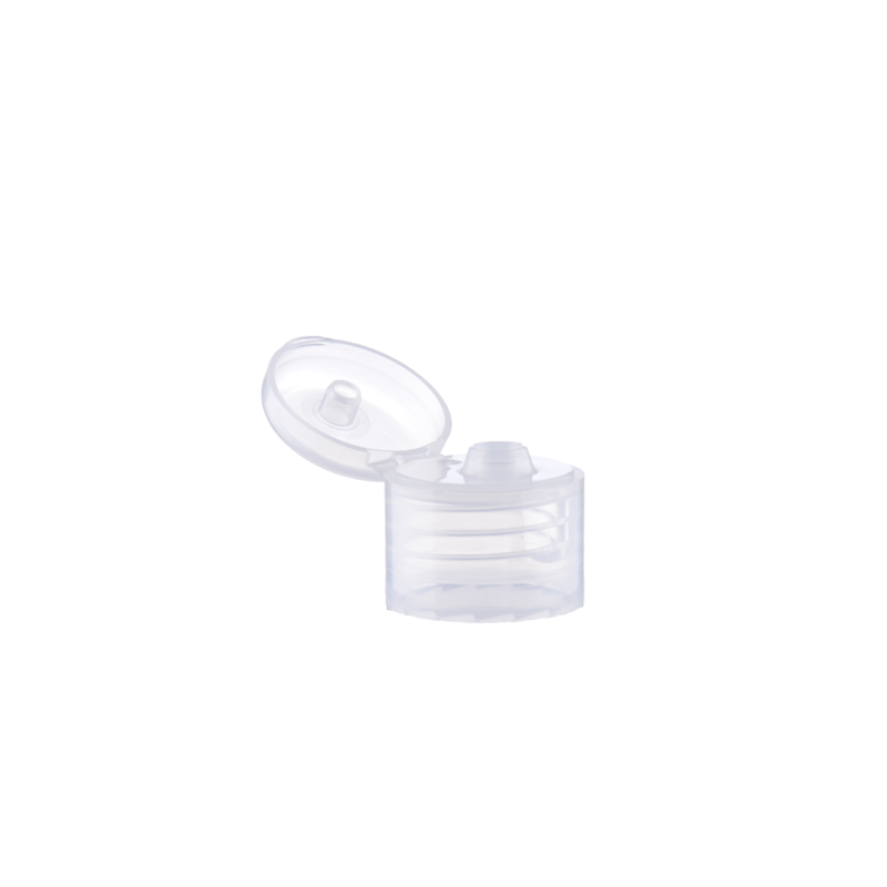 Flip top cap, PP, 24/410, transparent