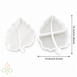 Silicone mold Leaf tray,...