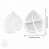 Silicone mold Leaf tray, 130x150 mm