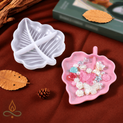 Silicone mold Leaf tray, 130x150 mm