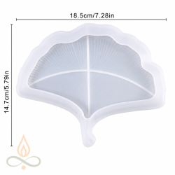 Silicone mold Ginkgo leaf...