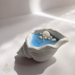 Silicone mold Seashell, 55x95 mm