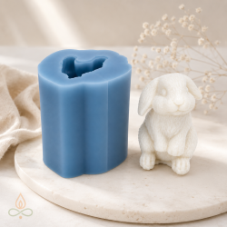 Silicone mold Rabbit, 85x65 mm
