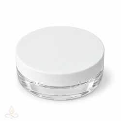 Jar with white lid, 50 ml