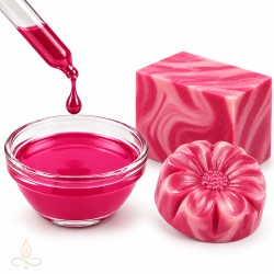 Pink, food colouring