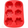 Silicone mould Snowflakes, 75x35 mm, 6 pcs.